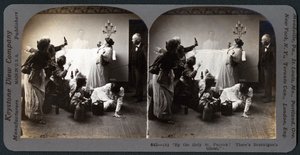 Av den hellige St. Patrick! Theres Brannigans spøkelse (stereograf) av American School