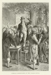 Camille Desmoulins i Palais Royal av American School