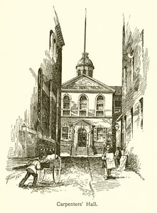 Carpenters Hall, Philadelphia av American School