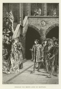 Charles VIII møter Anne av Bretagne av American School