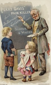 Barn Ser På Tavle Med Lærer av American School