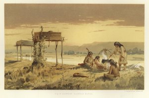Chippewa stillasbegravelse av American School