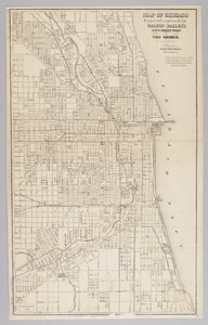 Kart over byen Chicago av American School