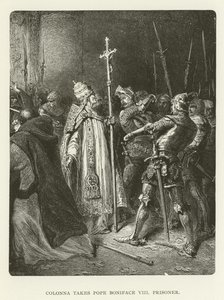 Colonna tar pave Boniface VIII til fange av American School