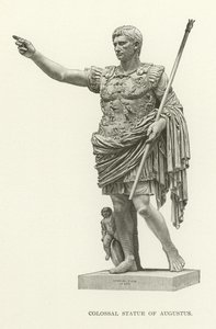 Kolossal statue av Augustus av American School