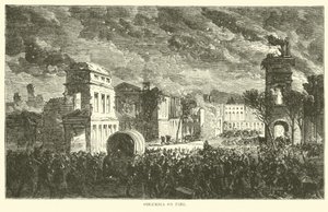 Columbia i brann, februar 1865 av American School