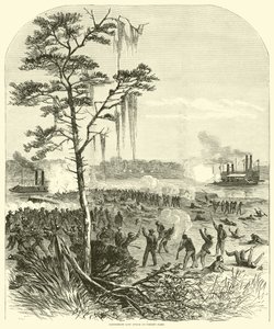 Konføderert landangrep på Porters-flåten, april 1864 av American School