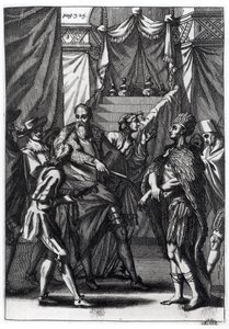 Cortes og Montezuma, fra Antonio de Solis y Rivadeneira Solis 