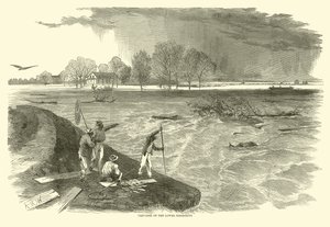 Break på Nedre Mississippi, 1862 av American School