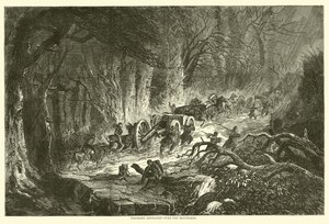 Dra artilleri over fjellene, august 1863 av American School