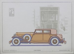 DuPont Motor Cars: Club Sedan, 1921 av American School