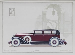 DuPont Motor Cars: Sedan, 1921 av American School