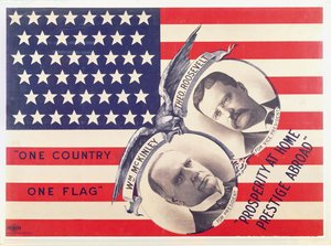 Valgplakat for det amerikanske presidentvalget i 1900