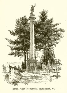 Ethan Allen-monumentet, Burlington, Vt av American School