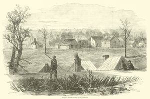 Ewells hovedkvarter, nær Richmond, mars 1865 av American School