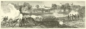 Føderale tropper før Jackson, Mississippi, juli 1863 av American School