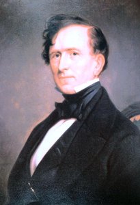 Franklin Pierce (1804-69) (litho-farge) av American School