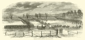 Franklins-divisjon som krysser Rappahannock igjen, desember 1862 av American School