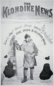 Forsiden av 'The Klondike News' av American School