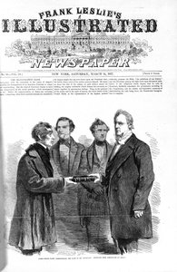 Forsiden til Frank Leslies Illustrated Newspaper 14. mars 1857