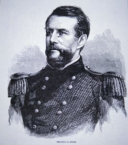 General Erasmus Keyes (1810-95) (gravering) av American School
