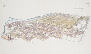 Generell utsikt over Chicago Stock Yards av American School