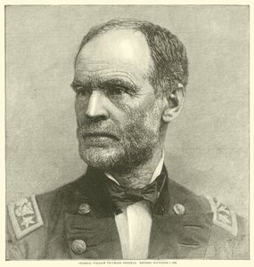 General William Tecumseh Sherman, pensjonert 1. november 1883, mai 1864 av American School