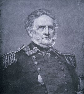 General Winfield Scott (1786-1866) (gravering) av American School