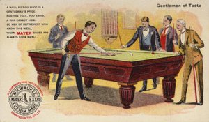 Gentlemen of Taste, spille biljard av American School