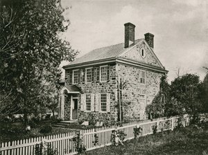 George Washingtons hovedkvarter, Valley Forge (fotogravure) av American School