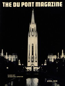 Golden Gate International Exposition, forside av DuPont Magazine, april 1939 av American School