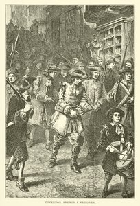 Guvernør Andros en fange, 1689 av American School