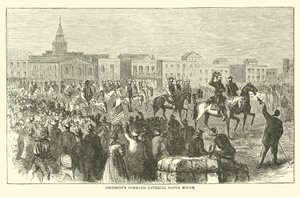 Griersons kommando inn i Baton Rouge, april 1863 av American School