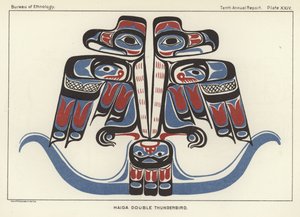 Haida dobbel tordenfugl av American School
