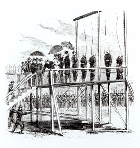 Henging av Lincoln-attentatsammensvorne, 7. juli 1865 av American School