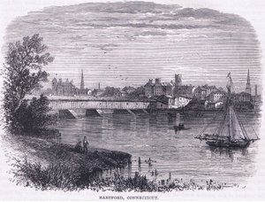 Hartford, Connecticut (1664), illustrasjon fra Cassell