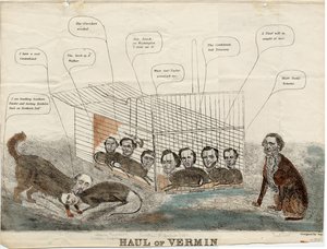 Haul of Vermin, designet av Squ., 1861 av American School