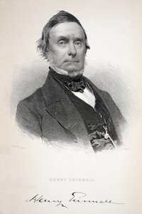 Henry Grinnell, illustrasjon fra Henry Grinnell (1799-1874); Den andre Grinnell-ekspedisjonen på jakt etter Sir John Franklin..., 1856 av American School