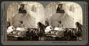 Hennes skytsengel, ca. 1899 (stereograf) av American School