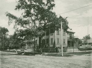 Hjemmet til Abraham Lincoln i 1861 (fotogravyr) av American School