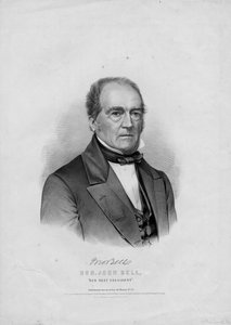 Hon. John Bell, vår neste president, pub. av Currier & Ives etter et fotografi av James E. McClees, Phila., 1860 av American School