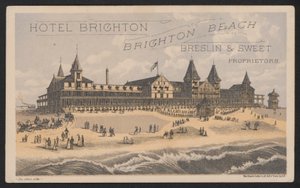 Hotel Trade Card (farget gravering) av American School