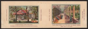 Hotel Trade Card (farget gravering) av American School