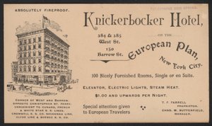 Hotel Trade Card av American School