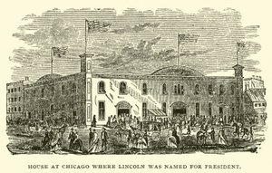 Hus i Chicago hvor Lincoln ble oppkalt etter president av American School