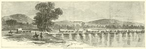Howards korps krysser Chattahoochee, juli 1864 av American School