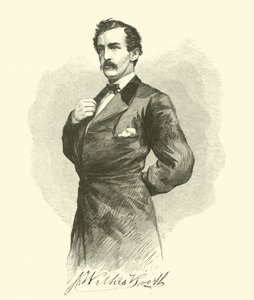 J Wilkes Booth, april 1865 av American School