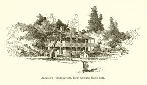 Jacksons hovedkvarter, slagmarken i New Orleans