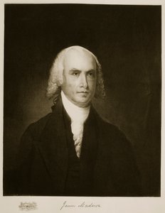 James Madison, 4. president i USA, pub. 1901 (fotogravyr) av American School