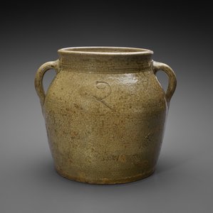 Jar, c. 1865-1900 (alkalisk og glassert steintøy) av American School